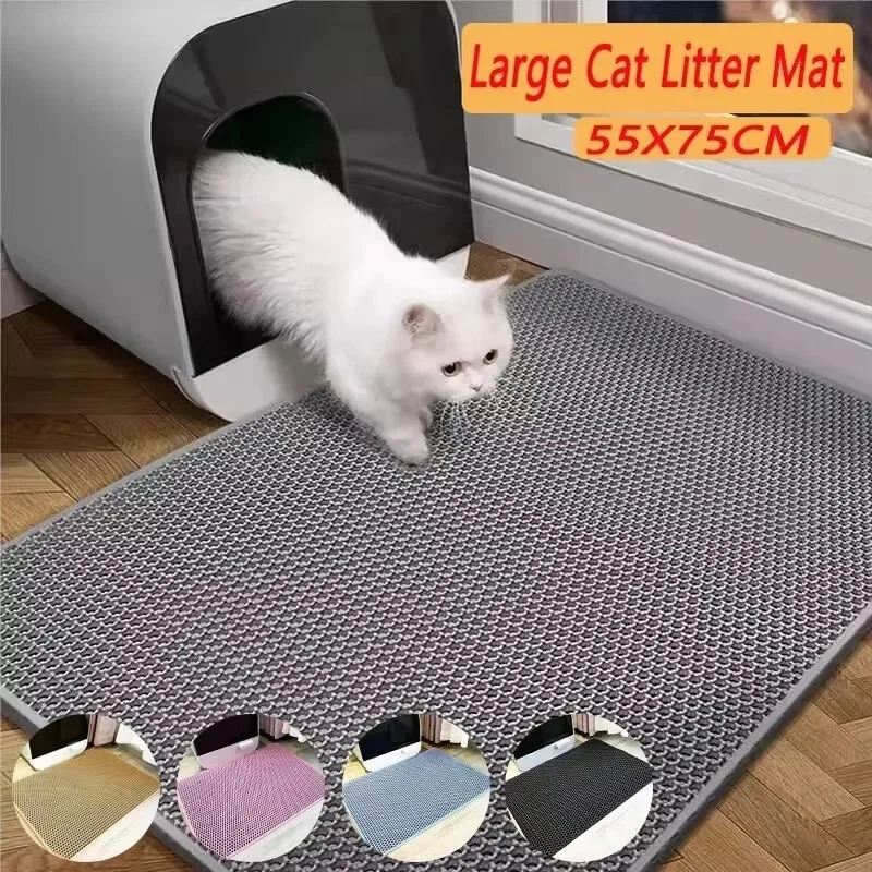 Tapis de Litière Double Couche Waterproof – Modèle "CleanStep Flex"