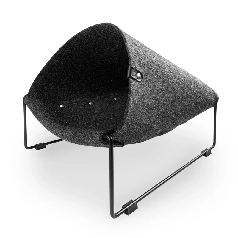 Grotte premium pour chat au design minimaliste et sculptural - Modèle LOGGIA