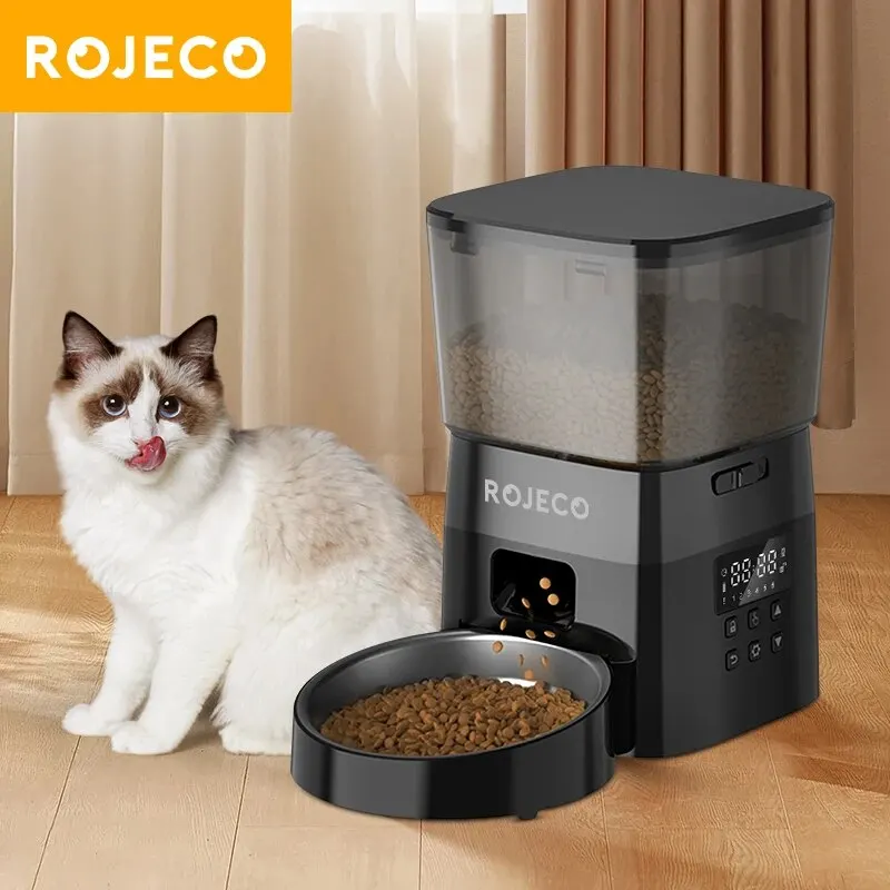 Distributeur de nourriture pour chat programmable "Croq’Rituel"