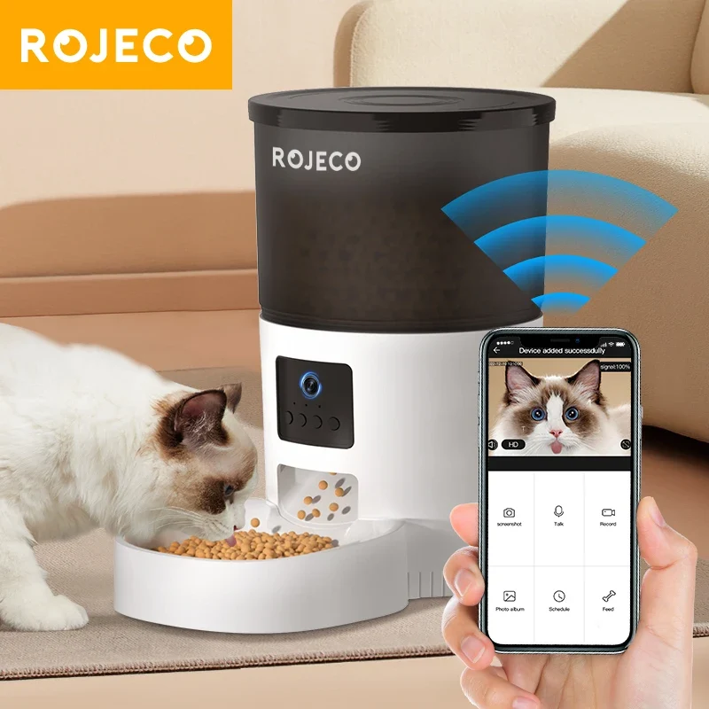 Distributeur de nourriture pour chat avec caméra et contrôle à distance "MiaouCam"