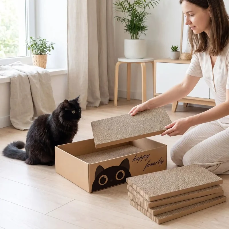 Griffoir Chat carton | Écologriff™