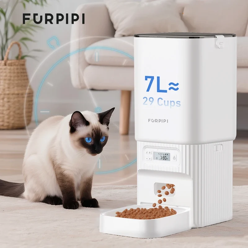 Distributeur automatique pour chat programmable "MiaouTempo" – Modèle "Routine Douce"