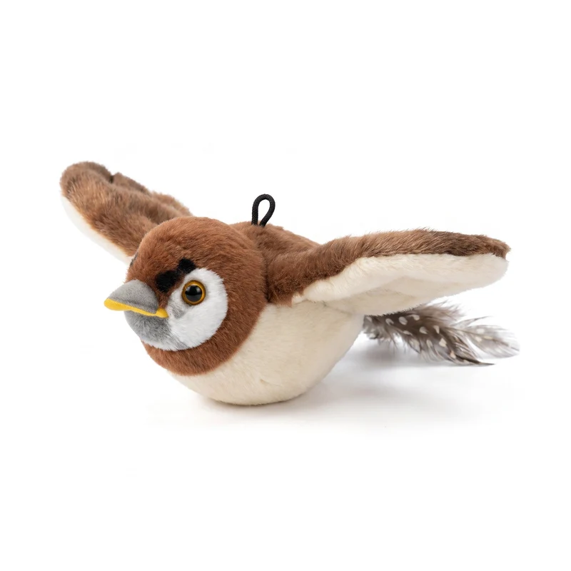 Jouet pour Chat Oiseau Battant des Ailes – Suspendu ou au Sol, Réaliste & Interactif