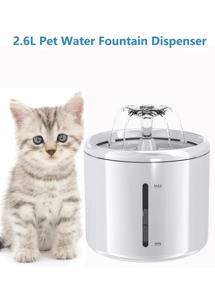 Fontaine à eau chat céramique 1,3L "AquaMiaou" Modèle FlowCeram