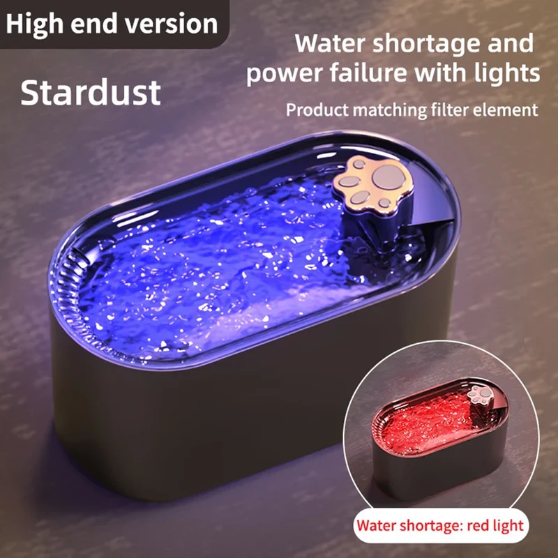 Fontaine à eau chat 3L silencieuse USB "MistyFlow"