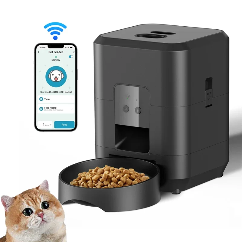 Distributeur automatique pour chat connecté "MiniMiaou" – Modèle "Repas Essentiel"