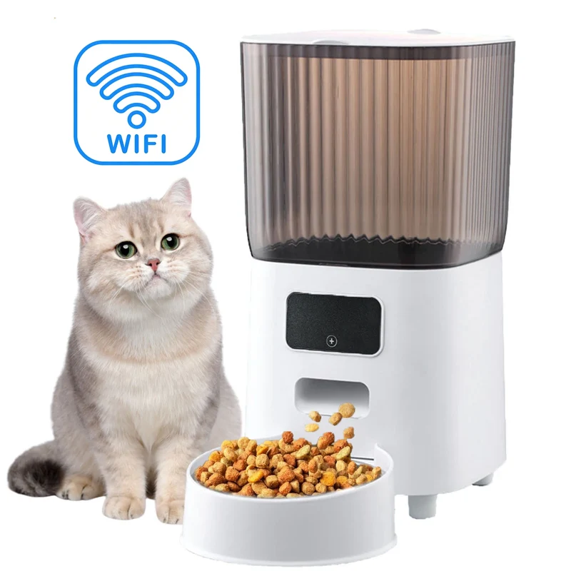 Distributeur automatique pour chat connecté "MiaouFresh" – Modèle "Repas Équilibré"