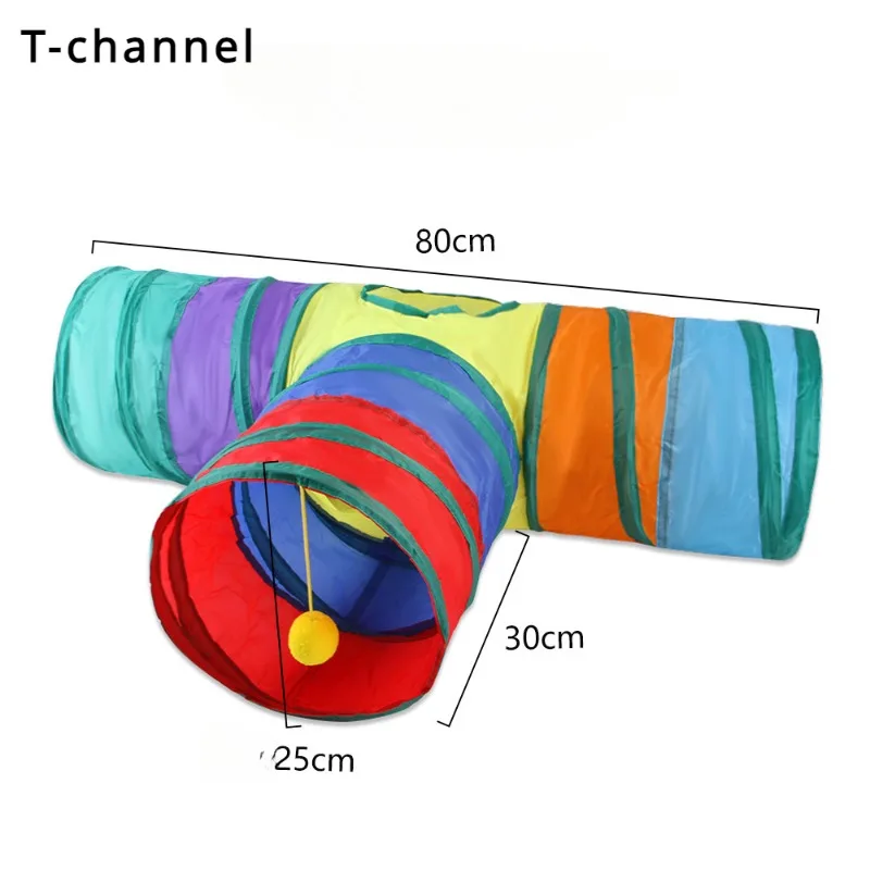 Arbre à Chat Rainbow tunnel, Multi-Colore - Modèle "ColorCat"