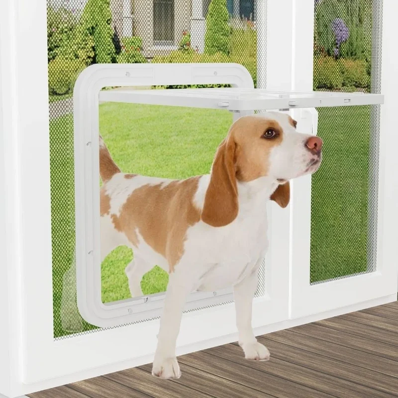 Chatière pour chat "Liberté Patio" – Porte moustiquaire renforcée avec fermeture automatique