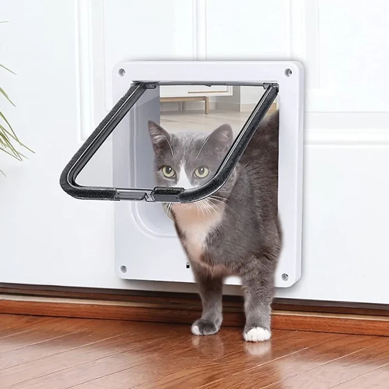 Chatière pour chat "Petit Passage Magique" – Modèle 4 Positions Confort