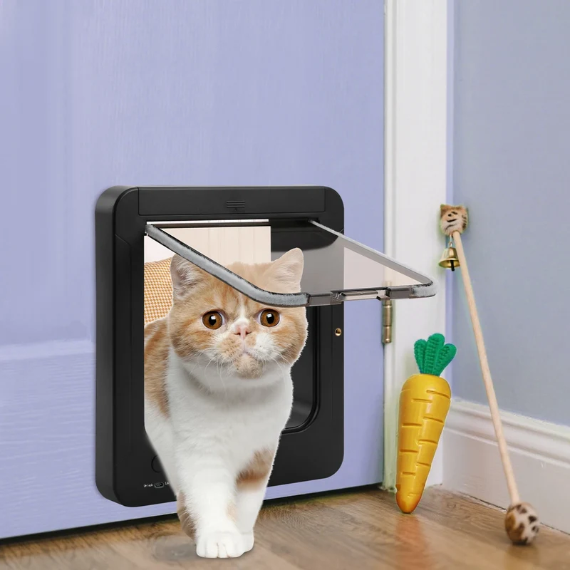Chatière pour chat "Smart Pattes Libres" – Modèle Connecté RFID
