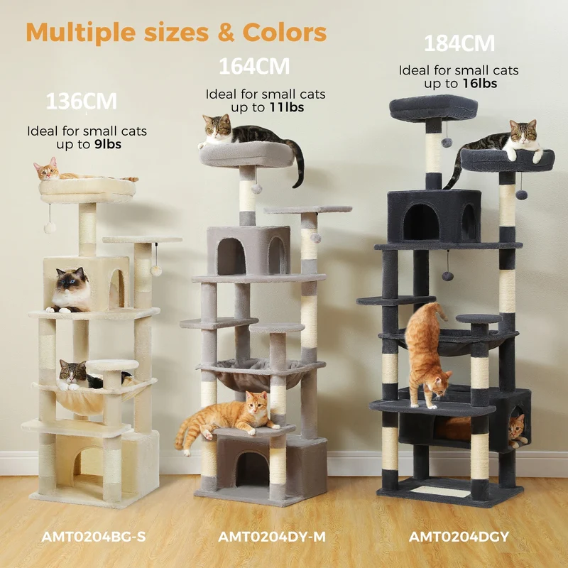 Designer-Kratzbaum mit Katzentoilette - Modell: „FélinLuxe“