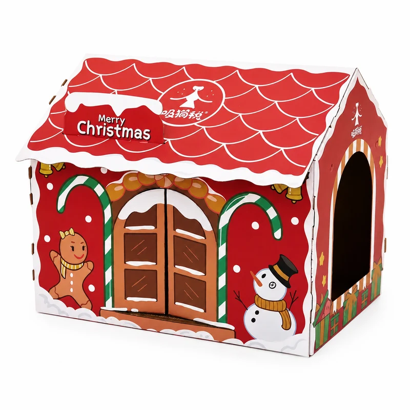Cabane pour Chat Ambiance de Noel