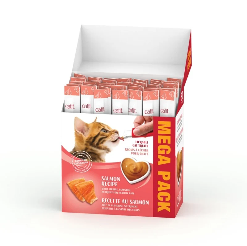 Catit Creamy régal crémeux en tube au saumon