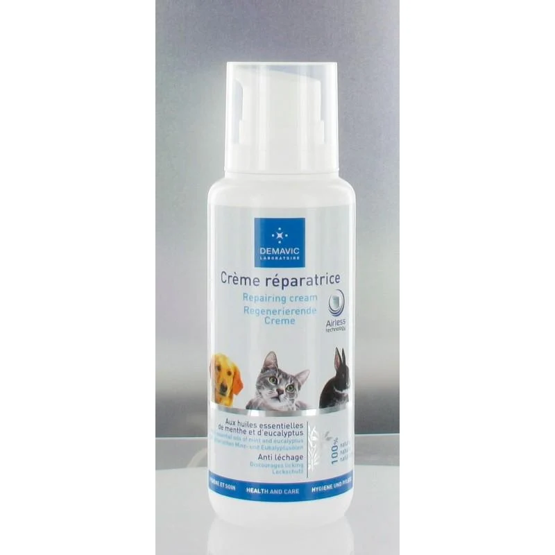 Demavic crème réparatrice pour chat et chien et petits mammifères