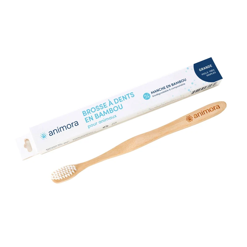 Animora - Brosse a Dent en Bamboo - Chat et Chien