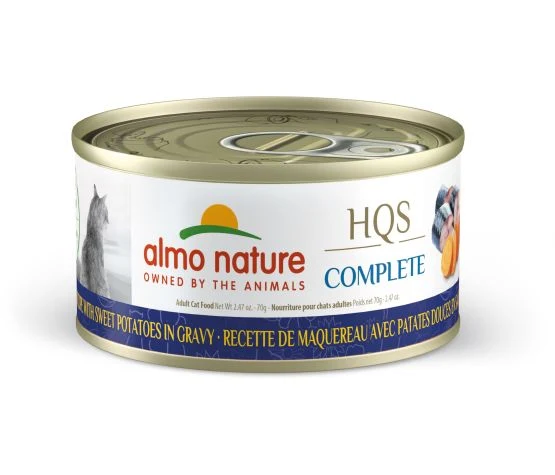 Almo Nature - HQS Complete - Chat - Maquereau et Patate douce en sauce - 70gr