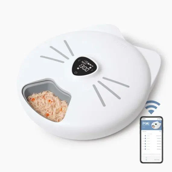 Catit - Pixi - Distributeur Intelligent - 6 Repas - Chat