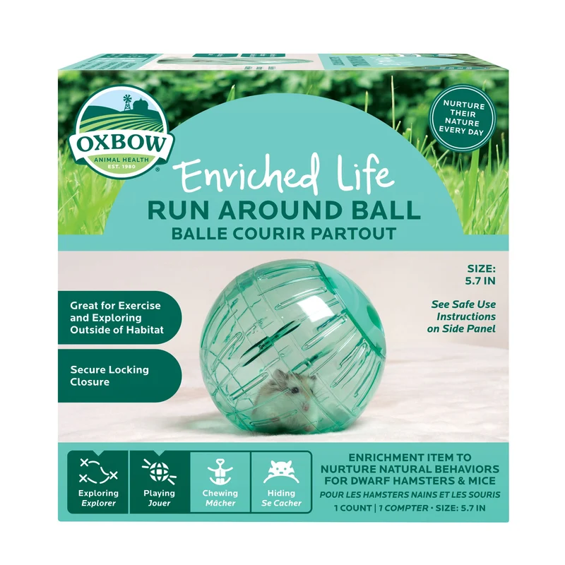 Oxbow Enriched Life - Balle à Courir Partout 5.7'' - Rongueurs et Petits Animaux
