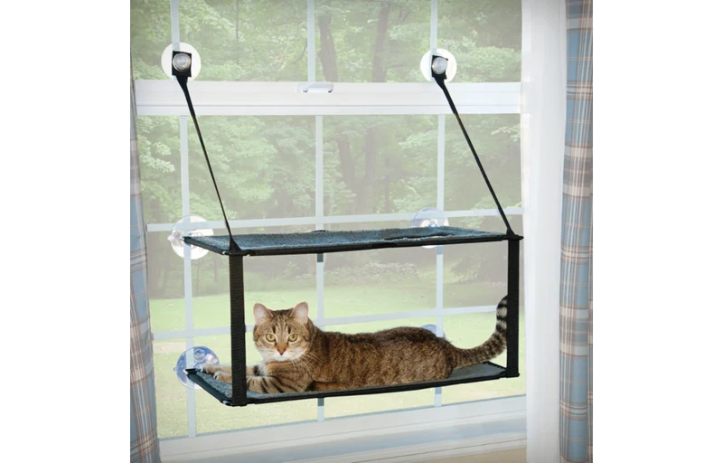 K&H Tablette de bord de fenêtre pour chat, DOUBLE