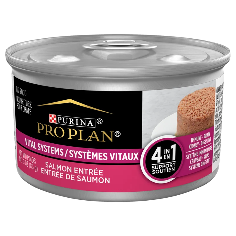 Conserve pour Chats Systèmes Vitaux Entrée de Saumon