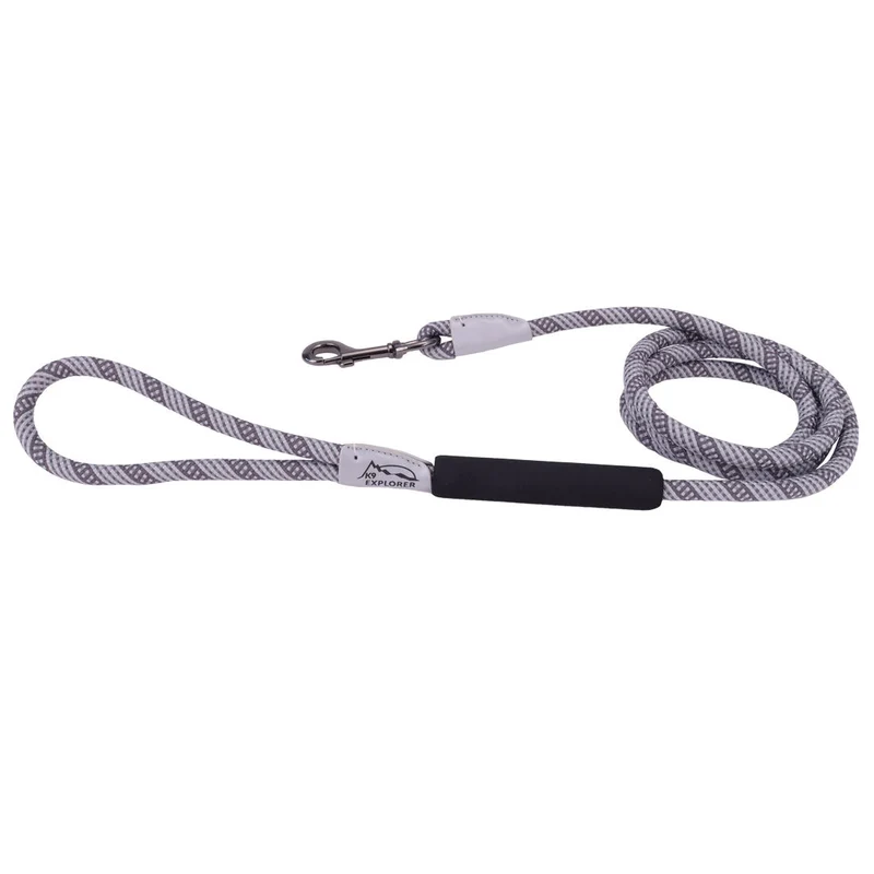 Laisse en Corde Tressée Réflechissante 6' K9 Explorer