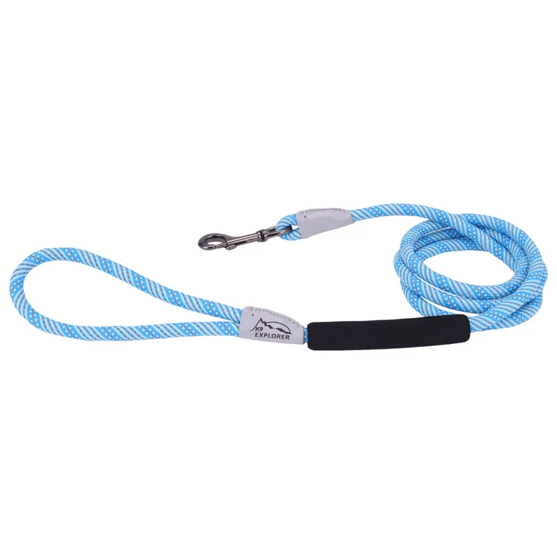 Laisse en Corde Tressée Réflechissante 6' K9 Explorer