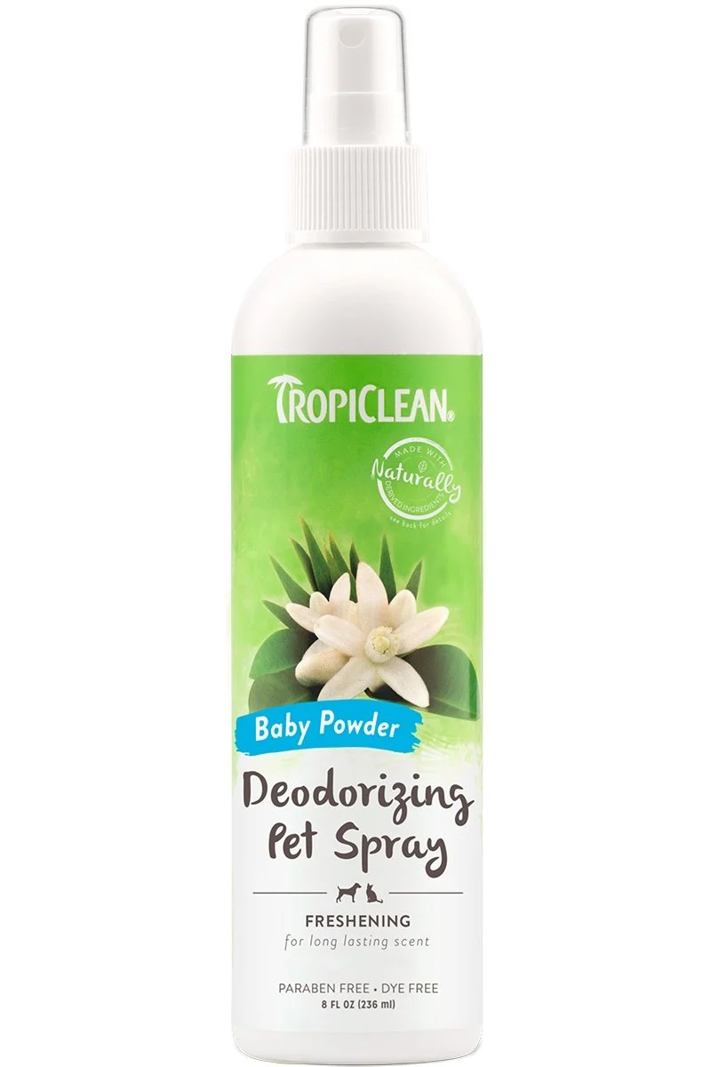 Tropiclean Désodorisant - Poudre de bébé 236mL