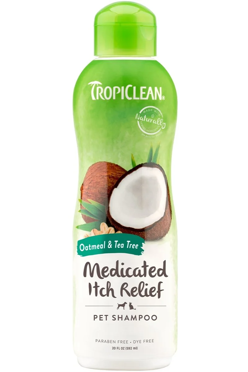 Tropiclean Shampoing Chien - Apaisant à l'avoine et à l'arbre à thé 592mL