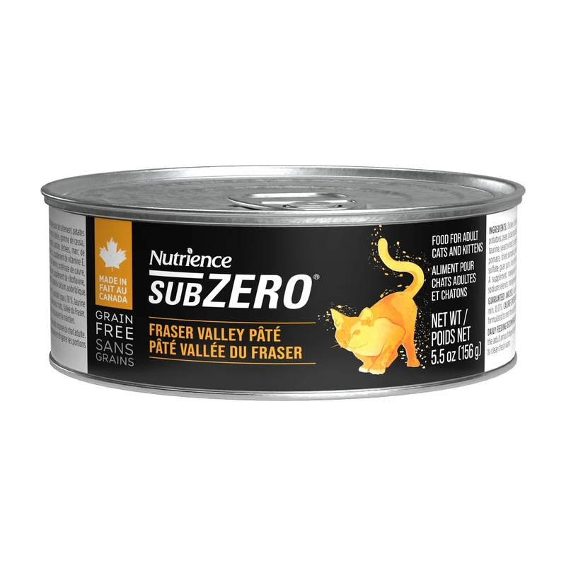 Conserve pour chat Nutrience SubZero - Pâté formule Vallée du Fraser 156g