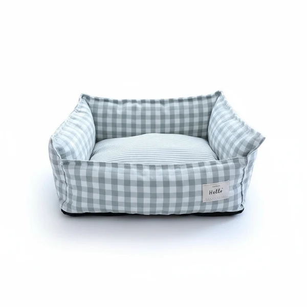 Panier vichy déhoussable en coton - Les Bonnes Affaires