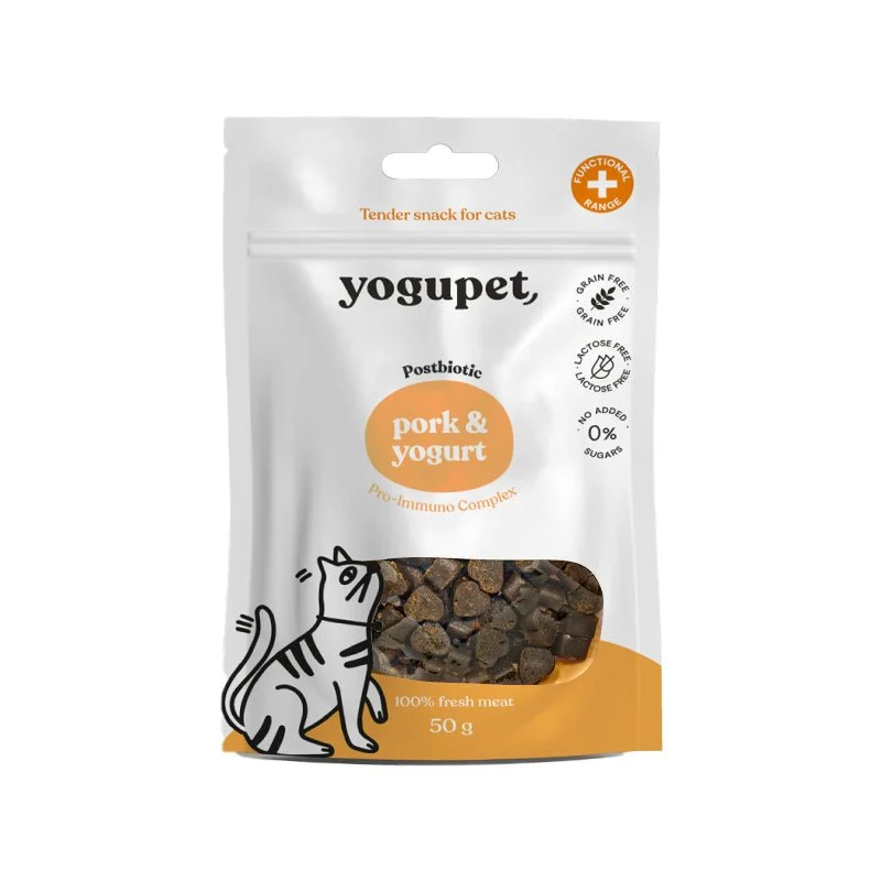 Snack au porc et yaourt pour chat Yogupet - 50g