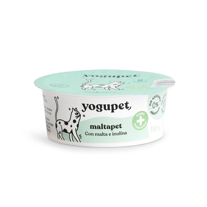Yogupet - Yaourt sans lactose pour chat Maltapet anti boules de poils - 110g