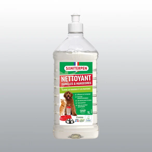 Nettoyant saniterpen pour gammelles et mangoires