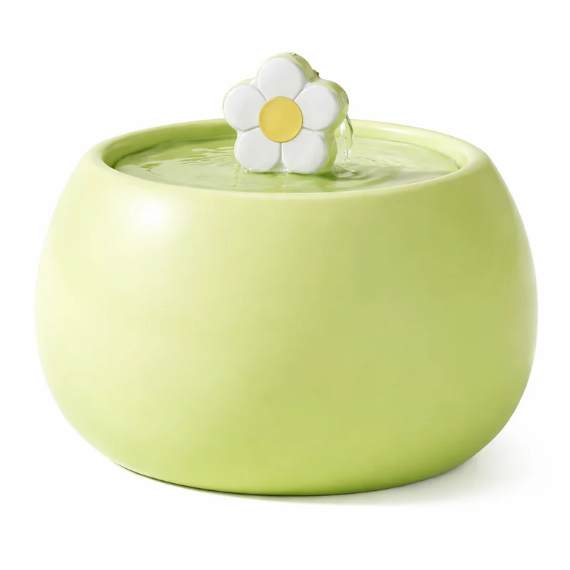 Fontaine à eau pour chat céramique 1,5 L USB