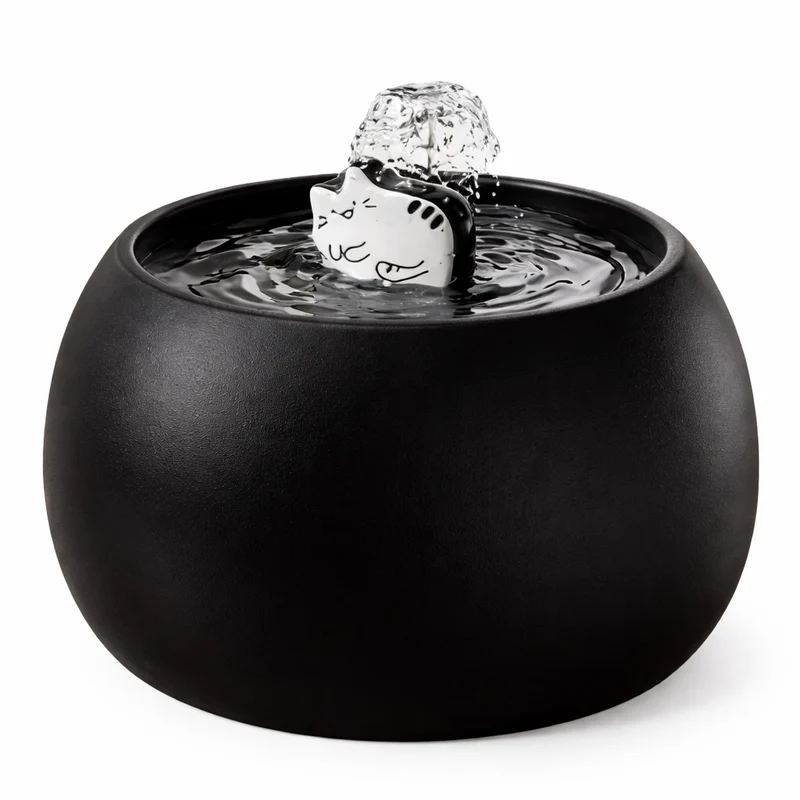 Fontaine à eau pour chat céramique 1,5 L USB