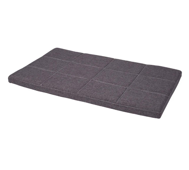 Bud'z Lit Plat Comfort pour chien - Idéal pour les cages - Gris