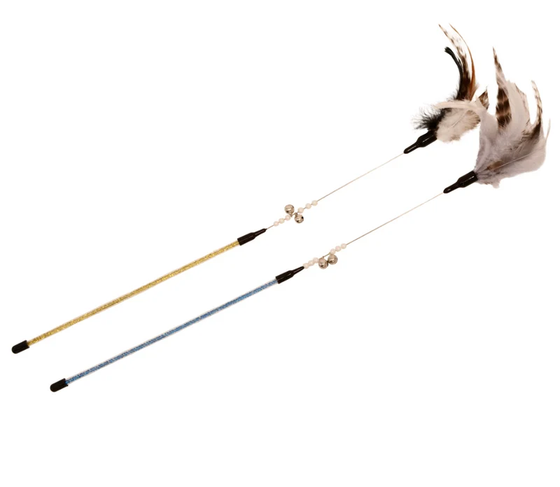 Bud'z Jouets pour chat - Plumeaux - Aigle 35 cm