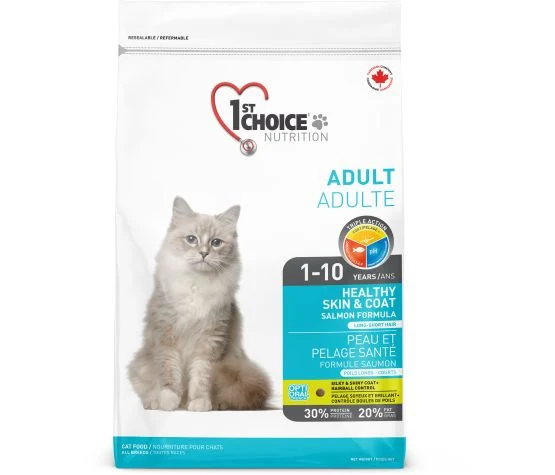 1st Choice - Nourriture Pour Chat - Peau Et Pelage Santé - Saumon