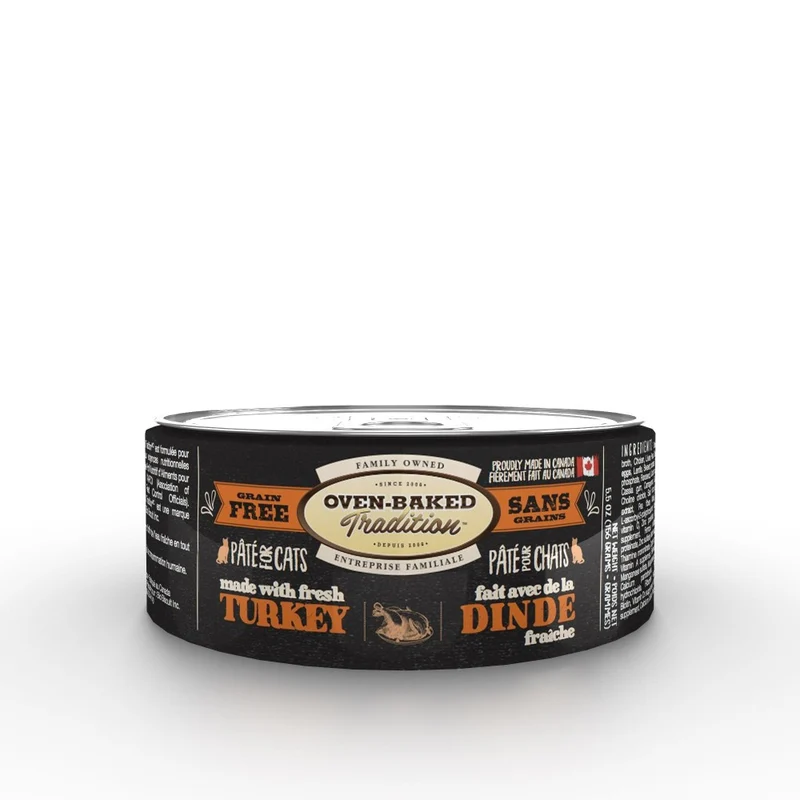 Oven-Baked Tradition Nourriture en conserves pour chat - Pâté de dinde 5.5 oz