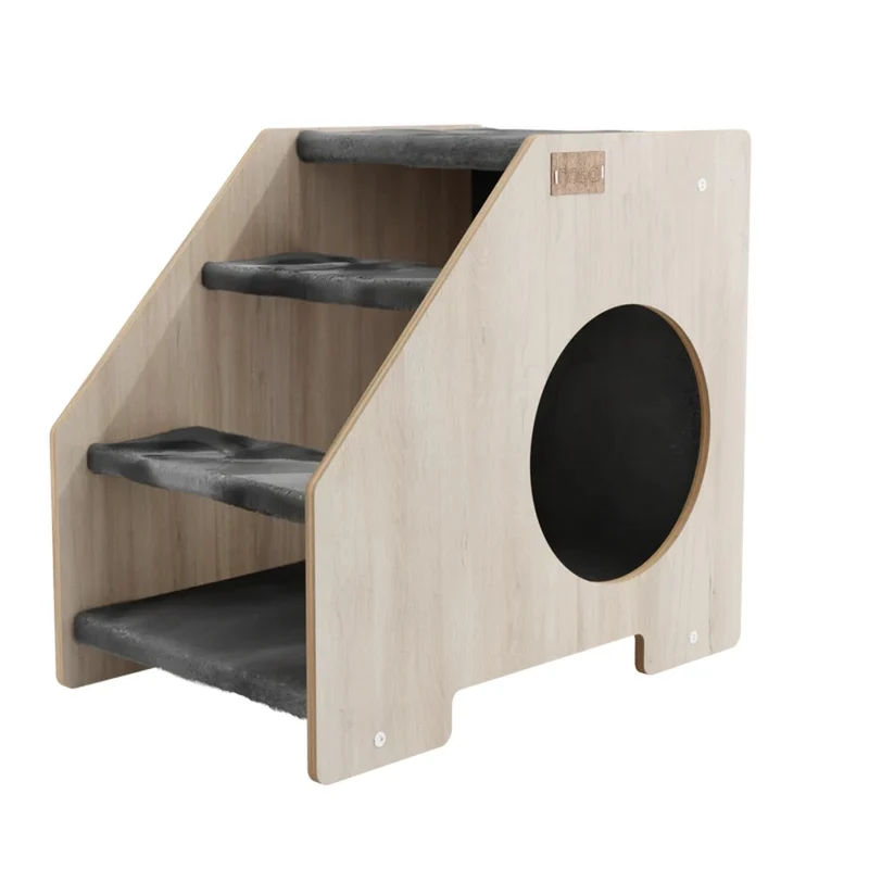 Noba Origin Cachette en forme d'escalier - Cercle - Gris