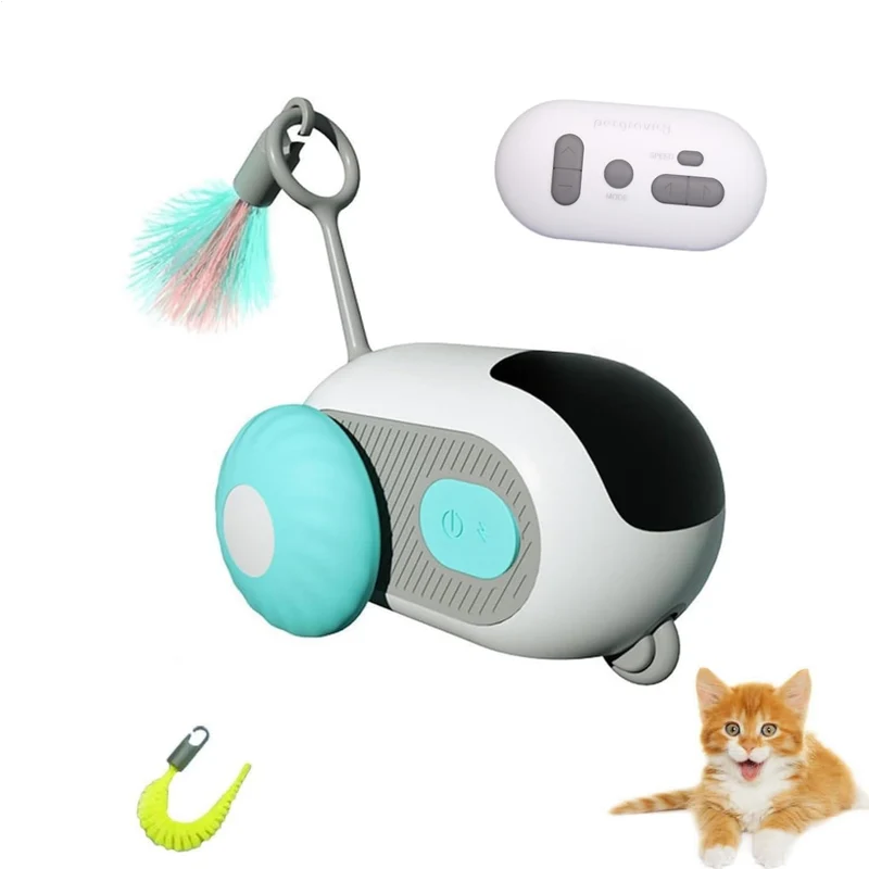 Souris - Interactive - Vert Sauge - Télécommandé - Chat - Chien