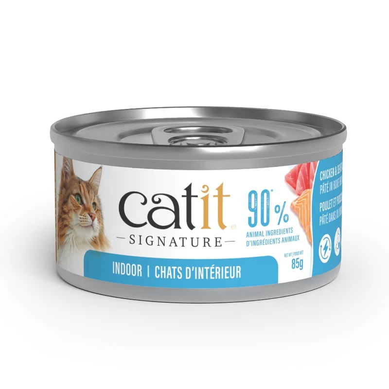 Pâté Catit Signature - Poulet et poisson dans du bouillon d’os - Chats d’intérieur