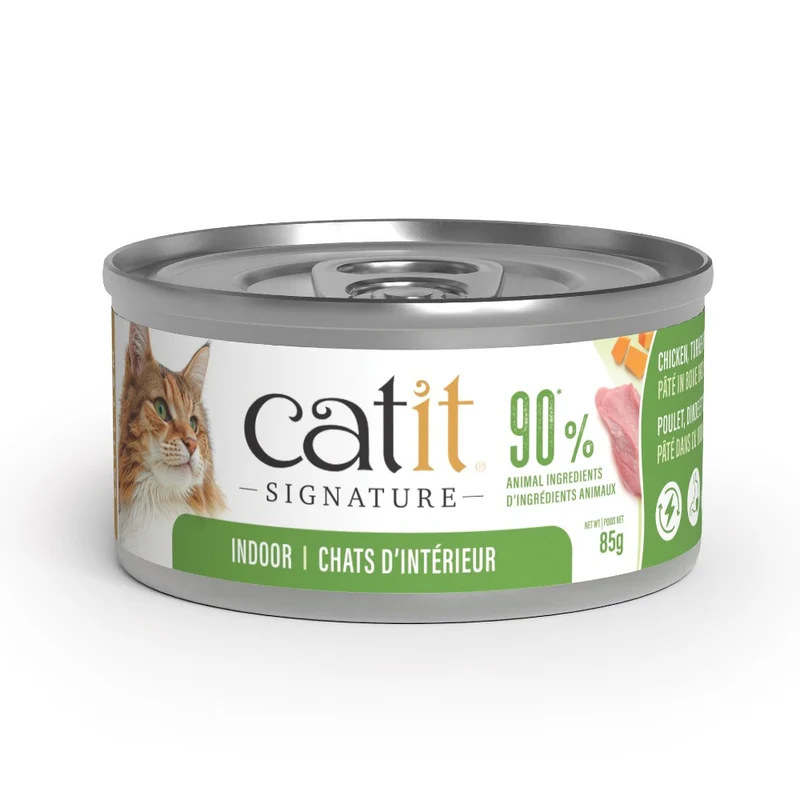 Pâté Catit Signature - Poulet, dinde et canard dans du bouillon d’os - Chats d’intérieur