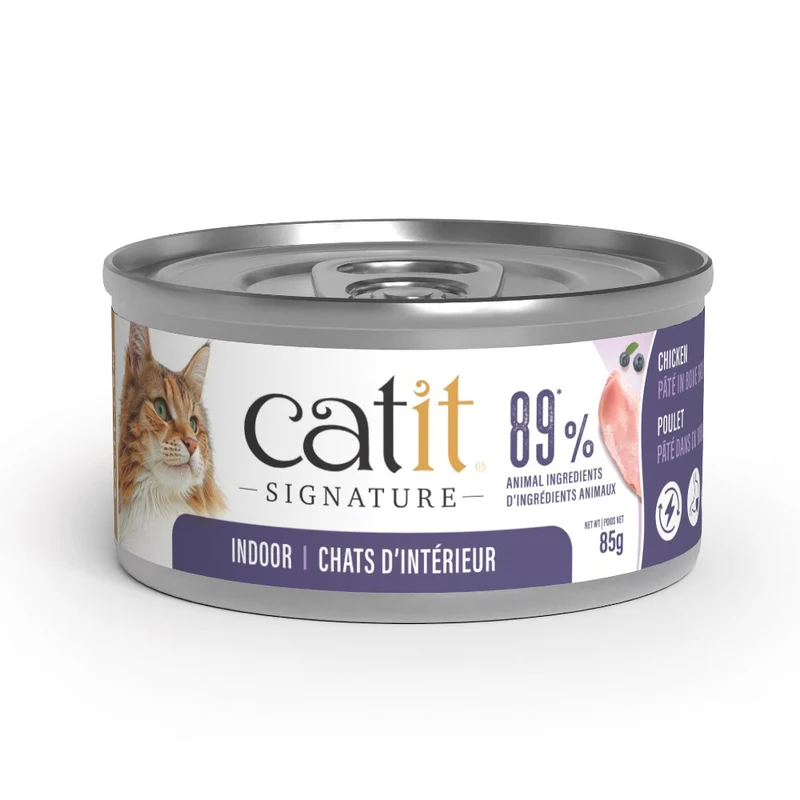 Pâté Catit Signature - Poulet dans du bouillon d’os pour chats d’intérieur