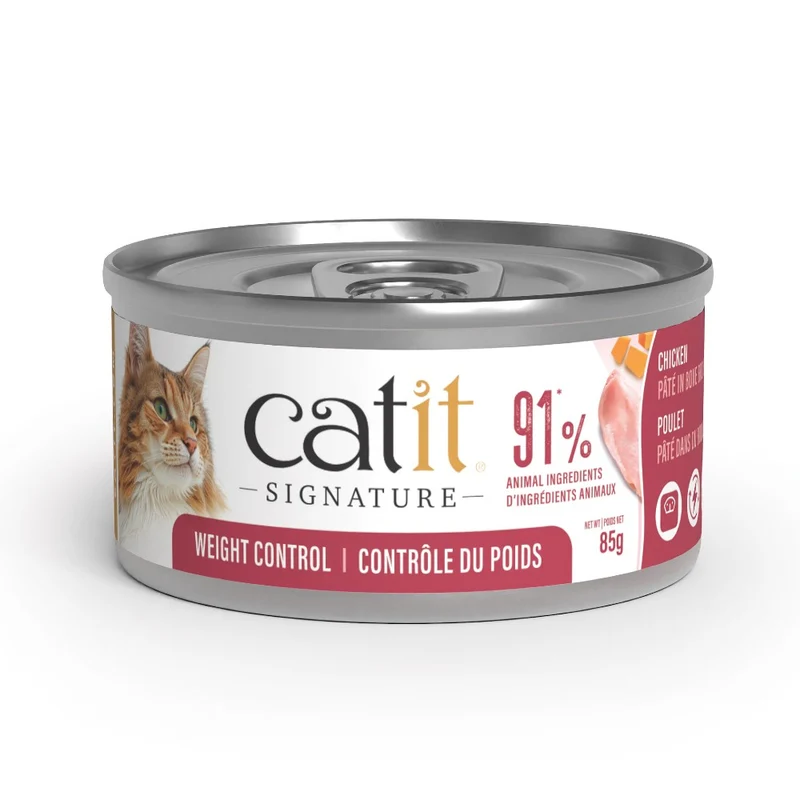 Pâté Catit Signature - Poulet dans du bouillon d’os - Contrôle du poids - Chats adultes