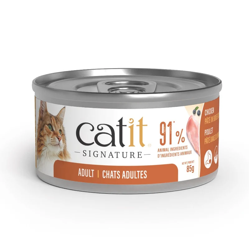 Pâté Catit Signature - Poulet dans du bouillon d’os pour chats adultes