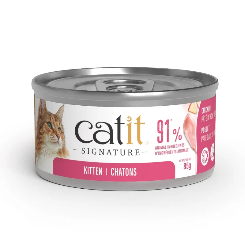 Pâté Catit Signature - Poulet dans du bouillon d’os pour chatons