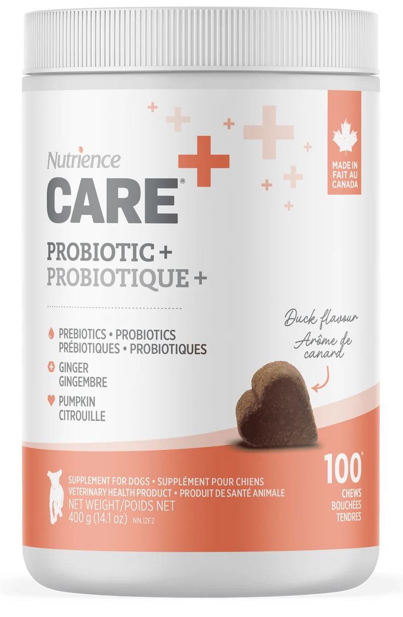 Nutrience - Care - Probiotiques - Supplément pour Chien - 100 Bouchées - 400g