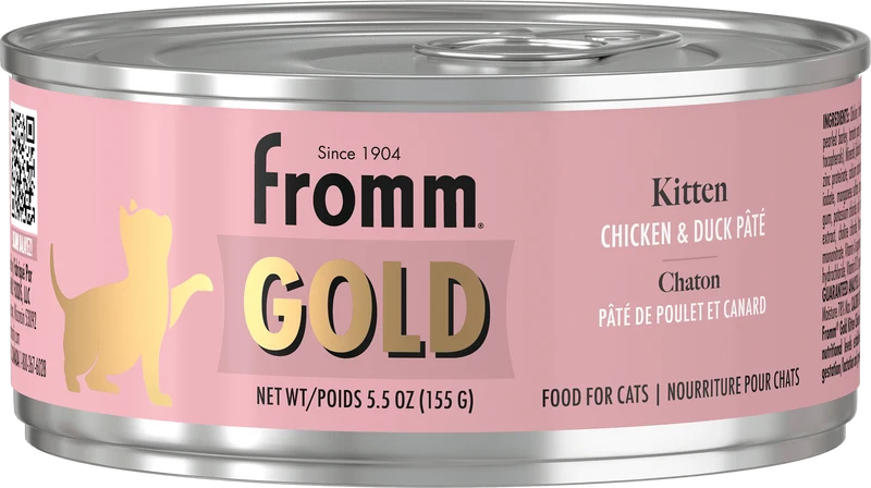 Fromm - Gold - Chaton - Conserve -Poulet - Canard - 5.5oz - 3oz